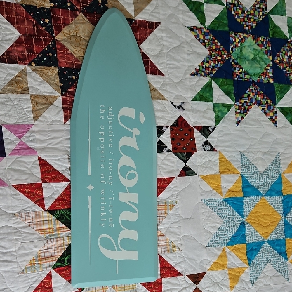 3/$18 Teal "Irony" Decor